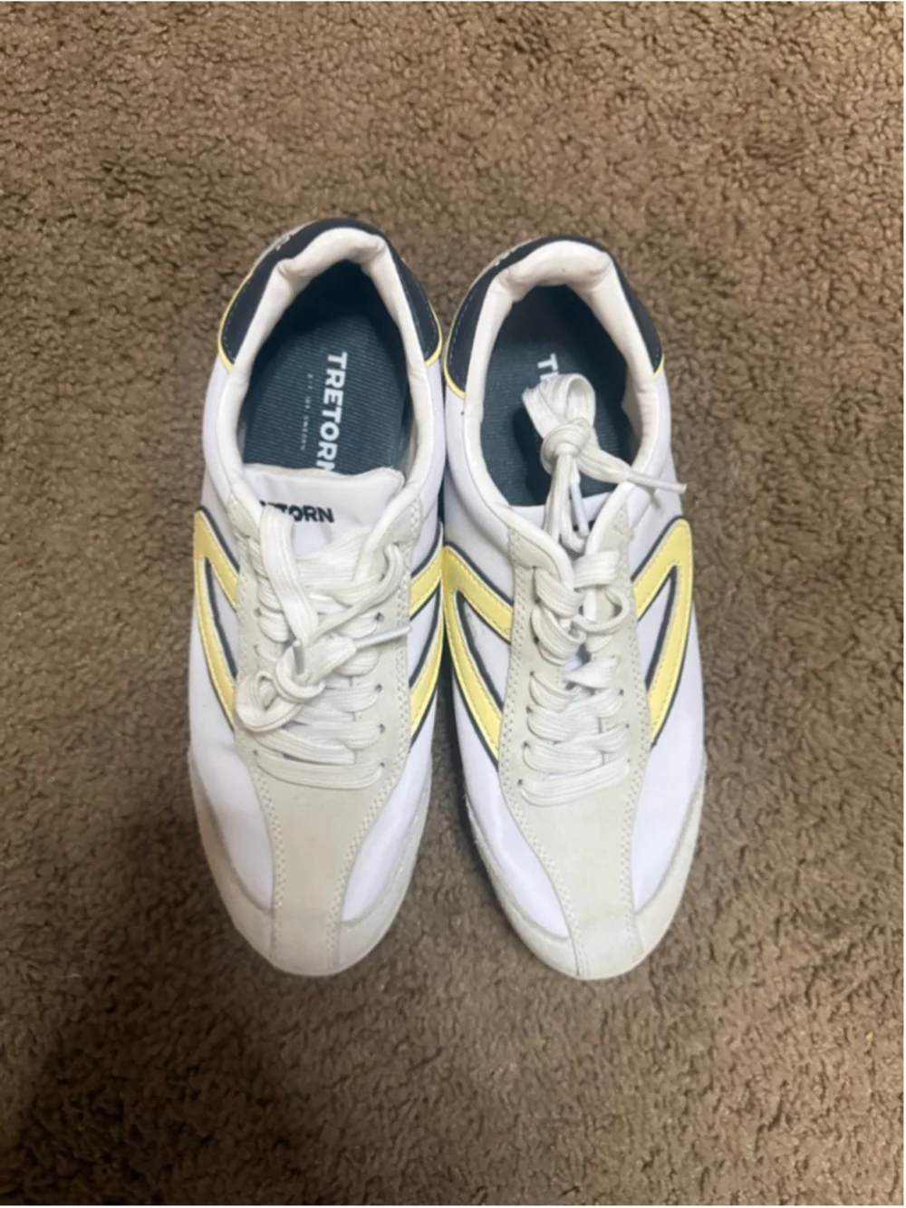 Women's Tretorn Kristine Elite Sneakers Size 7 White Beige